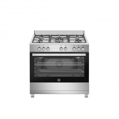 La Germania SE96 5 G X/24 Κουζίνα Αερίου 94lt με Εστίες Αερίου 89.8cm Inox